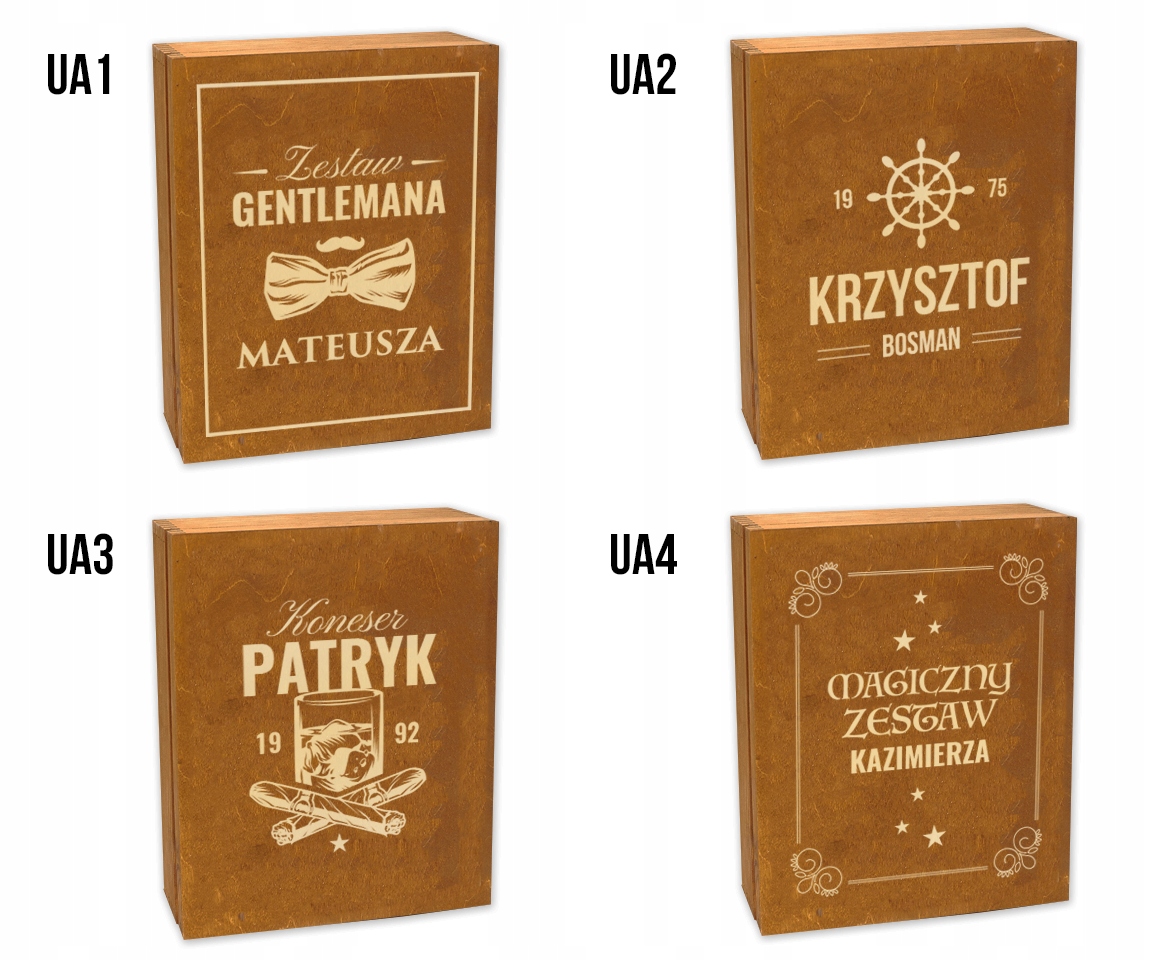 Zestaw barmana 8 elementów drink bar -grawer EAN (GTIN) 3333333139