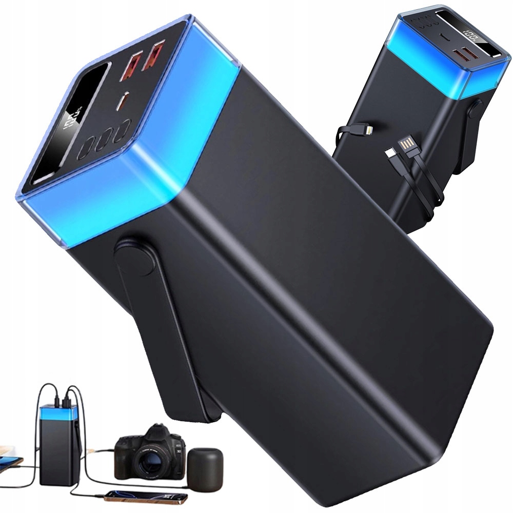 Powerbank Bedee 22.5w 40000mah Usb-C Wpinane Złącze Usb-C Szybkie Ładowanie