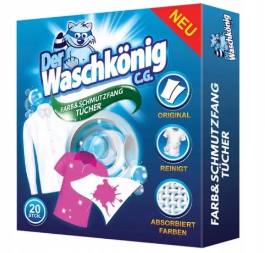 

Der Waschkönig chusteczki wyłapujące 20szt