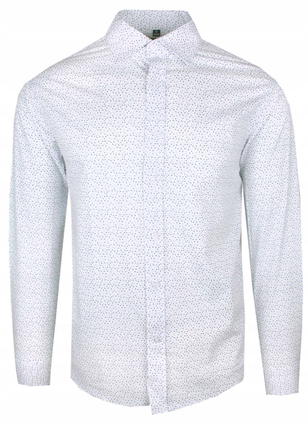 Košile s vypasovaným střihem Victorio Drobný vzor, bílá 40/176-182
