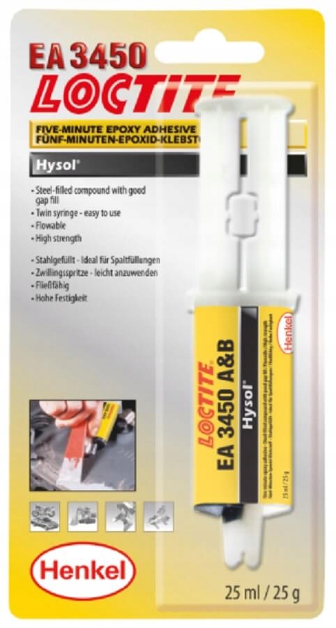 

Loctite Ea 3450 25 ml dwuskładnikowy klej epoksydo