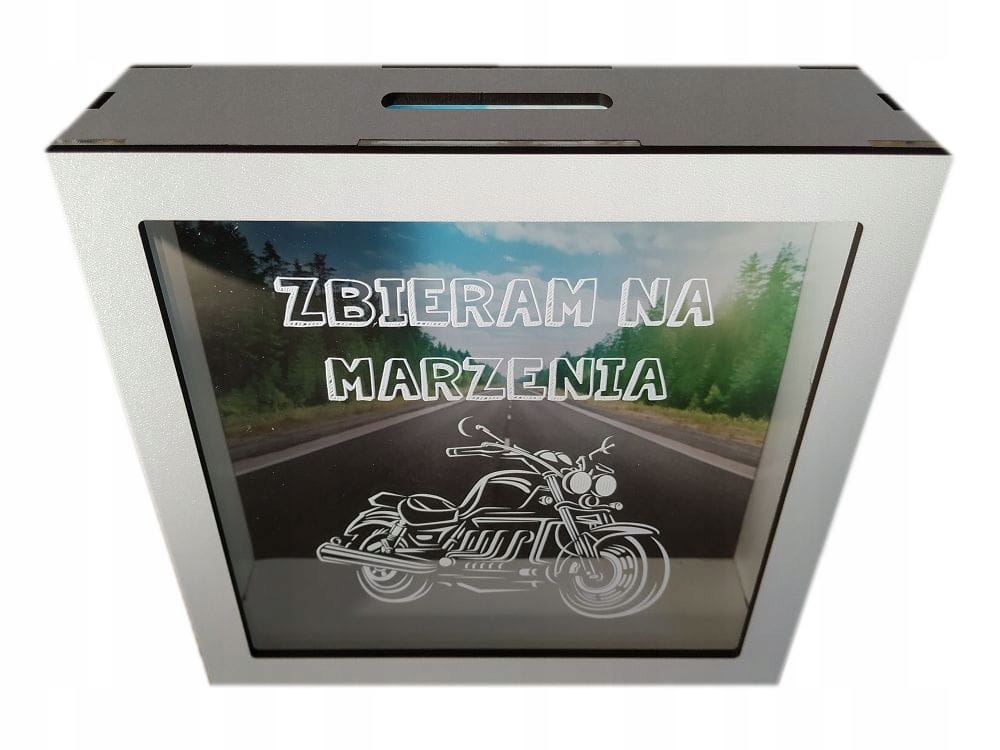 

Skarbonka Otwierana Zbieram Na Marzenia Motocykl