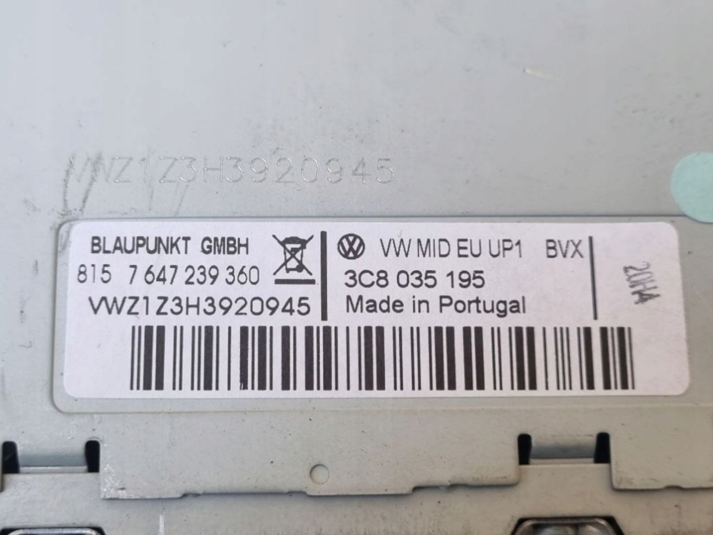 Radio samochodowe Volkswagen Passat B6 2008 3C8035195