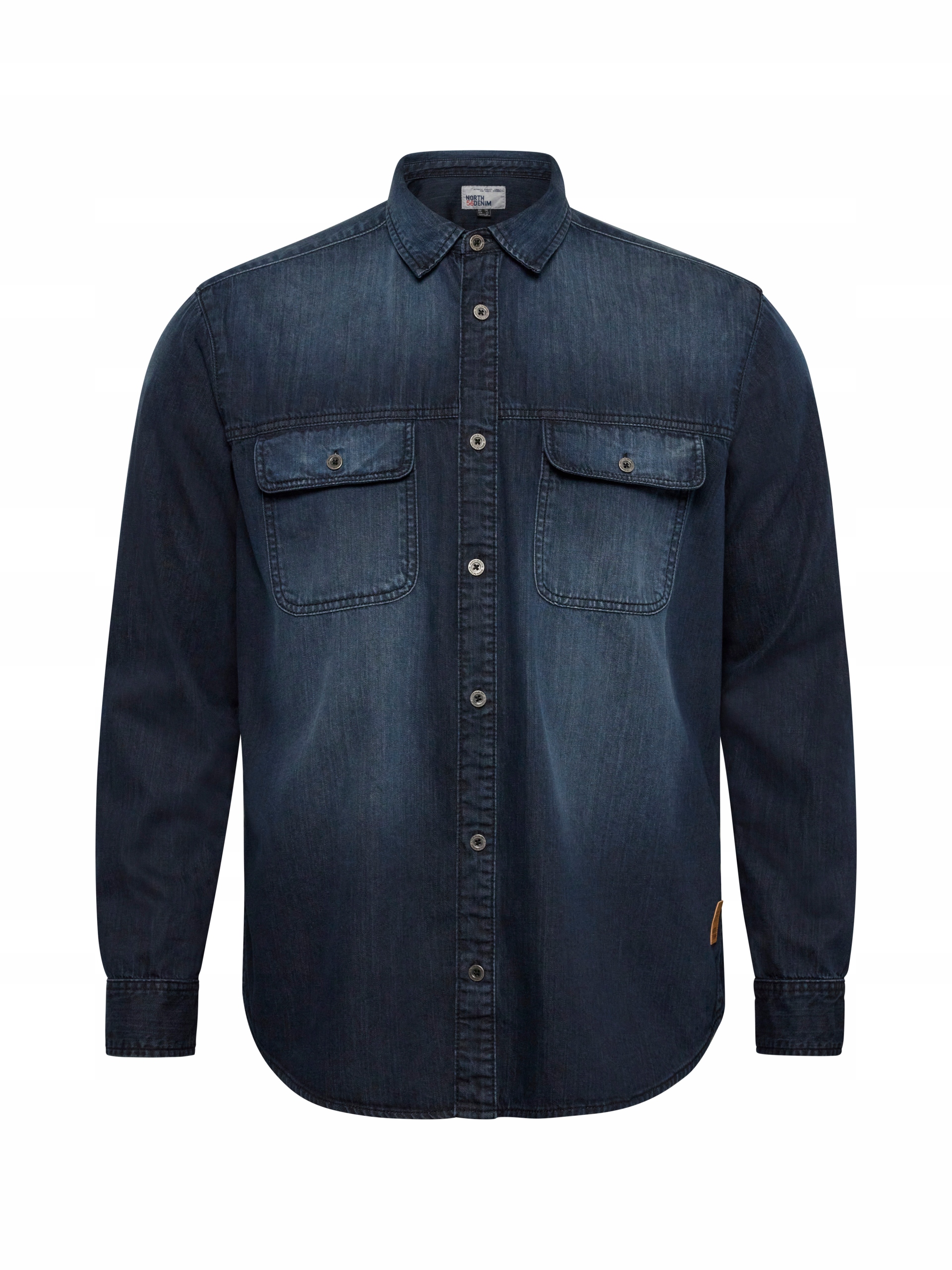 North 56°4 Velké Rozměry Džínová Košile 6XL 176 cm