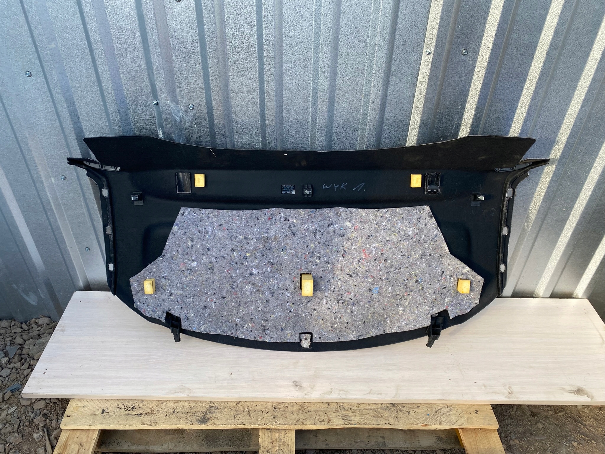 plato rear Volkswagen Passat CC 3C8863413
