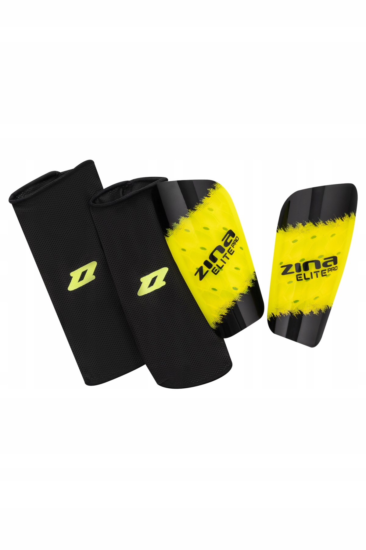 Ochraniacze piłkarskie Zina Elite Pro Lemon-czarny r. S-m