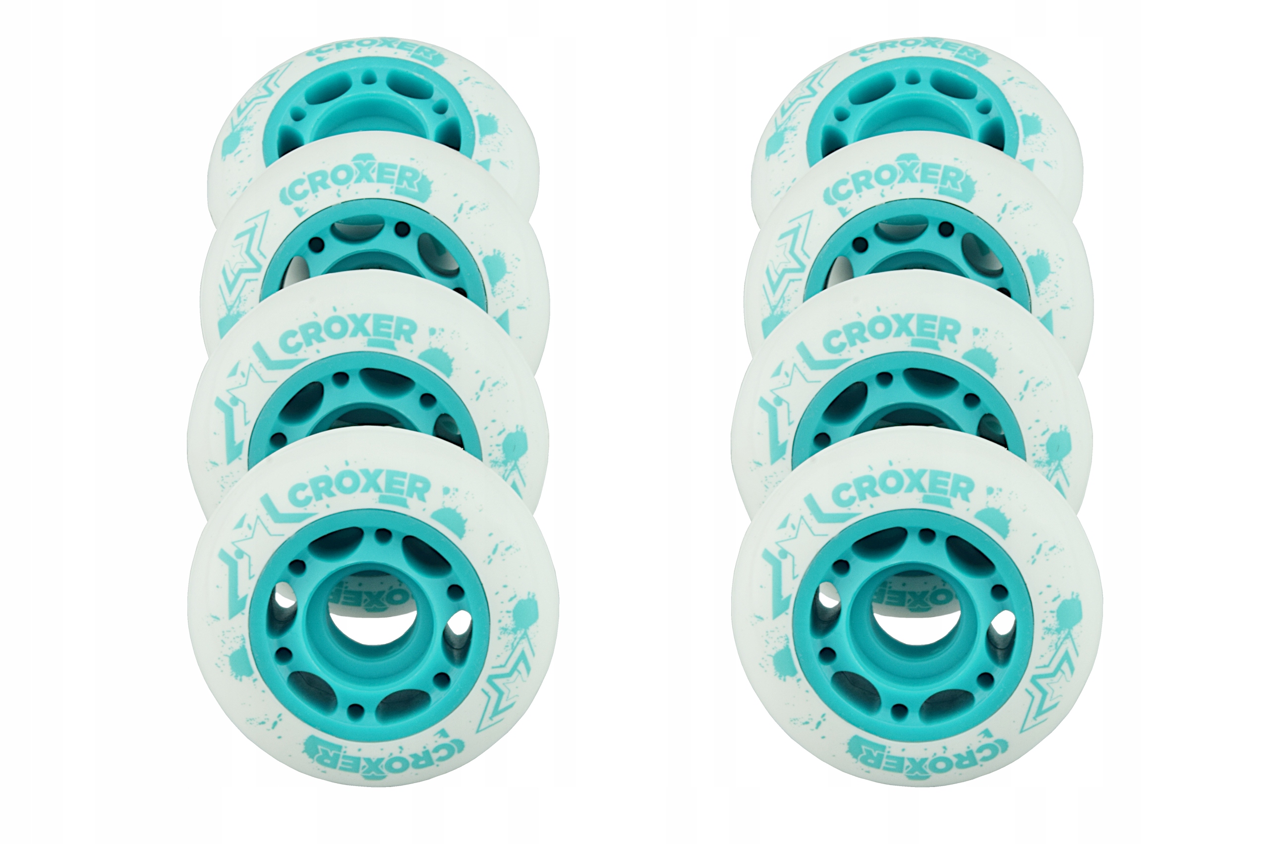 

Kółka do rolek Croxer Pvc 62mm Komplet 8 sztuk