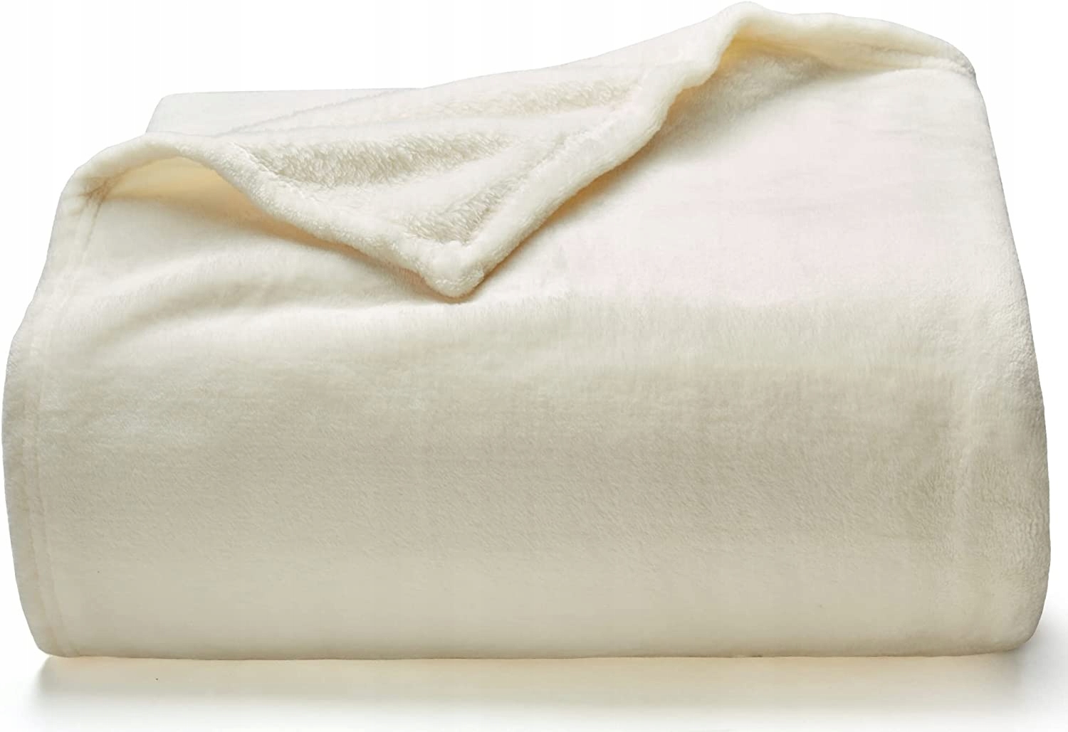 Měkká Deka Přehoz Mikrofibra 150x200 Krémová