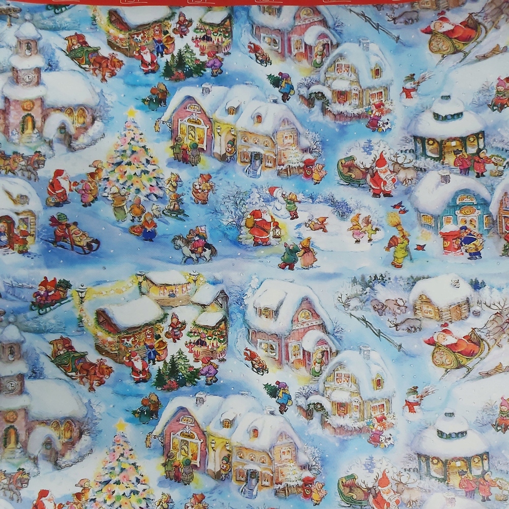 

Papier ozdobny do pakowania prezentów 70cmx10m 1m9