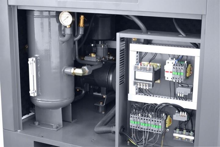 WYDAJNA SPRĘŻARKA ŚRUBOWA KOMPRESOR OLEJOWY CORMAK THEOR 20 15kW 2000 l/min Moc (kW) 15 kW