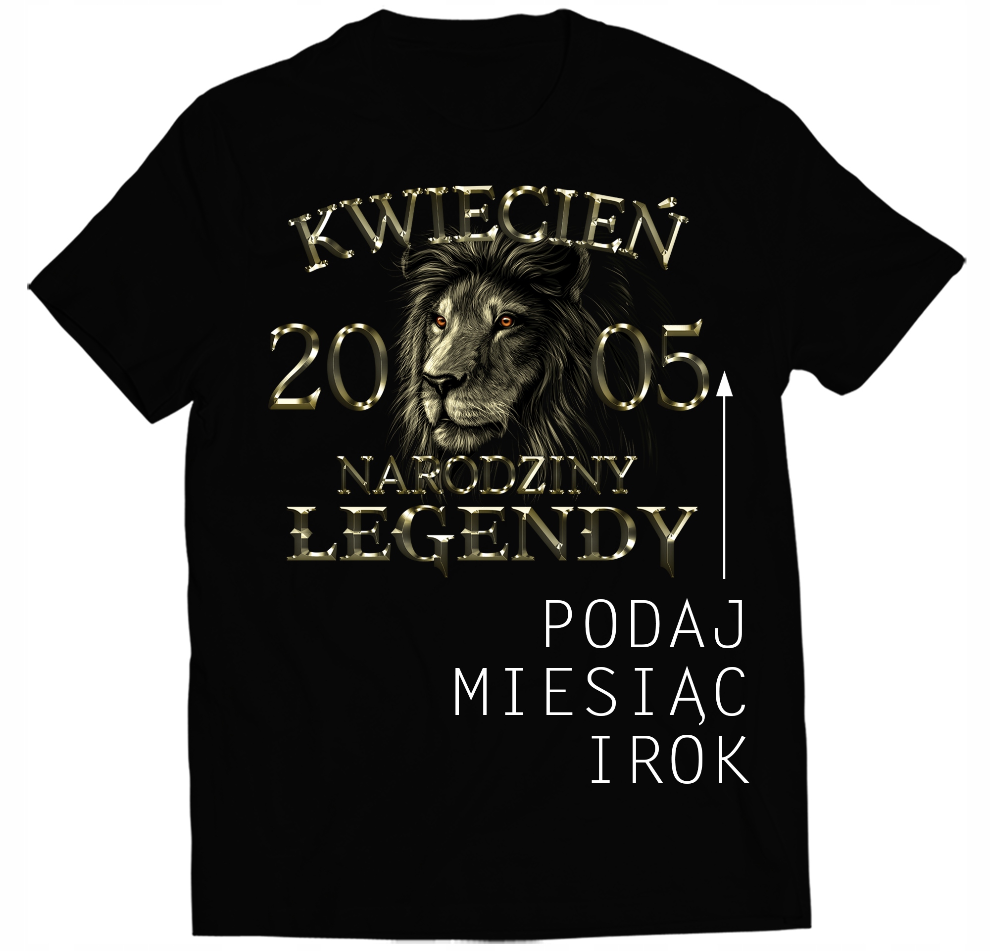 

Koszulka Narodziny Legendy Lew Kwiecień 2005 L