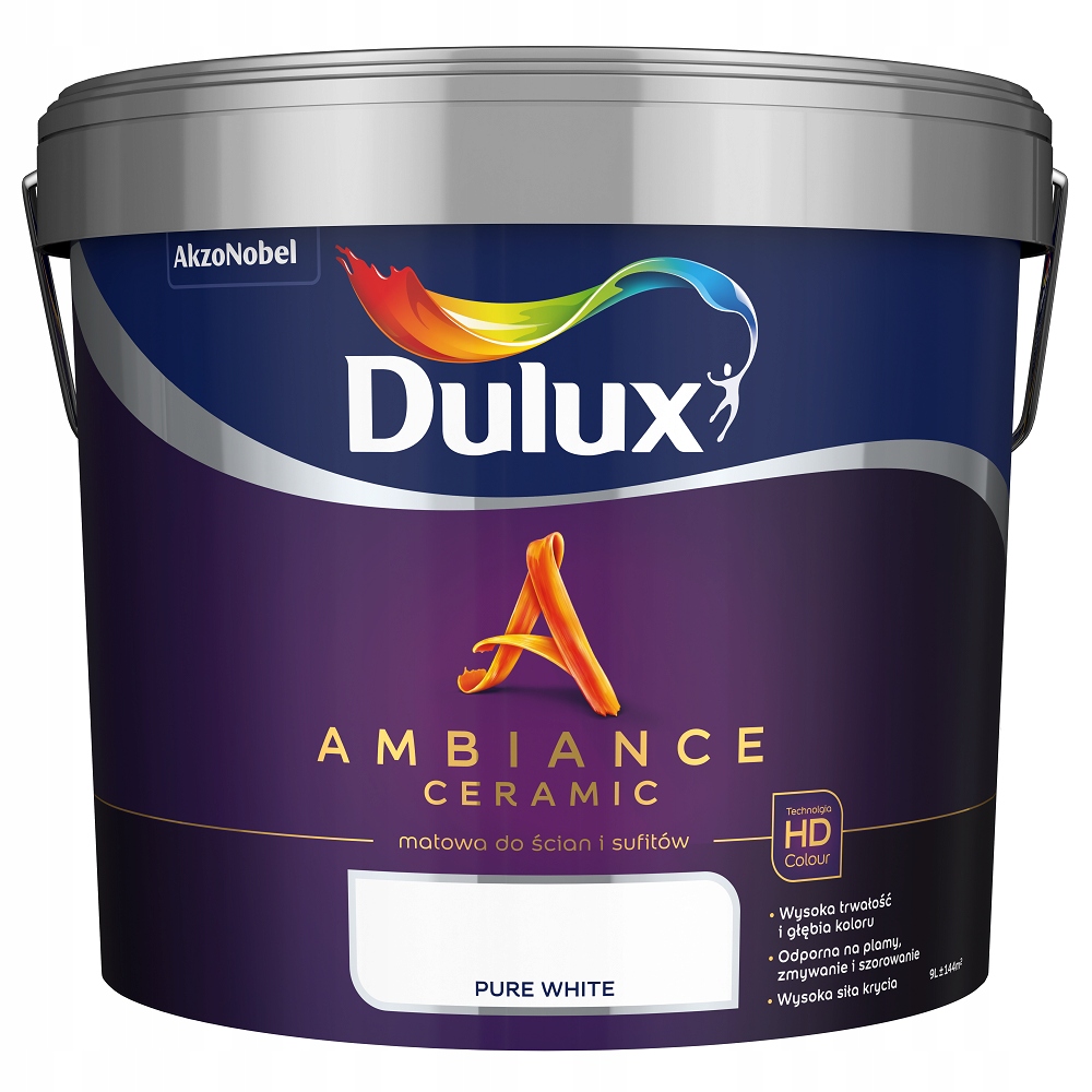 Dulux Ambiance Barva Keramická 9L Pure White
