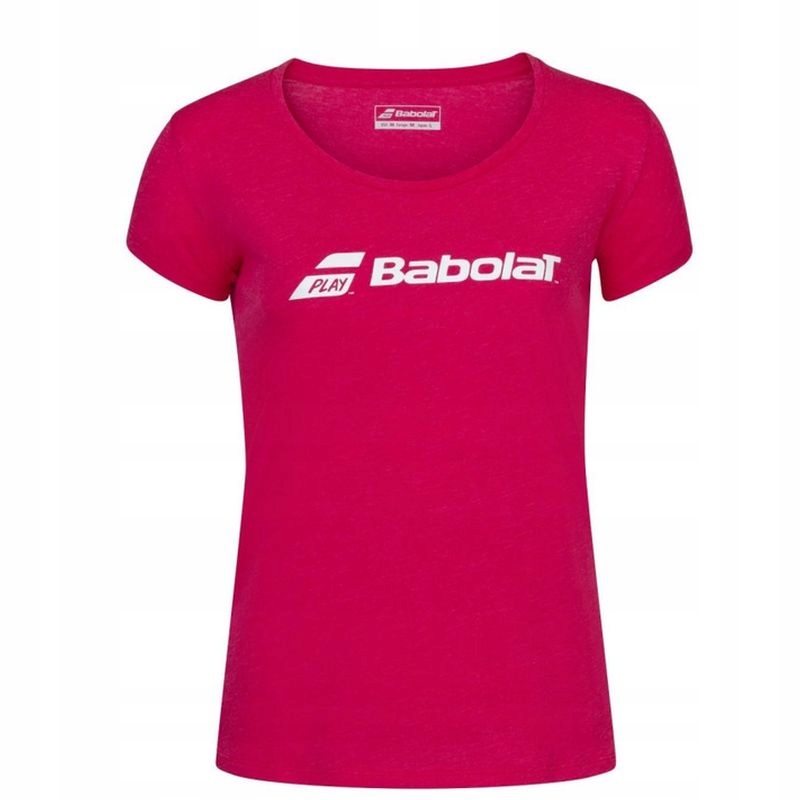 Koszulka Babolat Exercise Babolat Tee Women Red Rose Xs