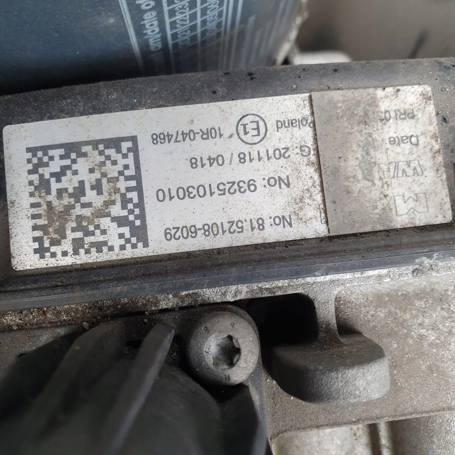 PODSTAWA OSUSZACZA MAN TG3,TGX,TGS 81.52108-6029