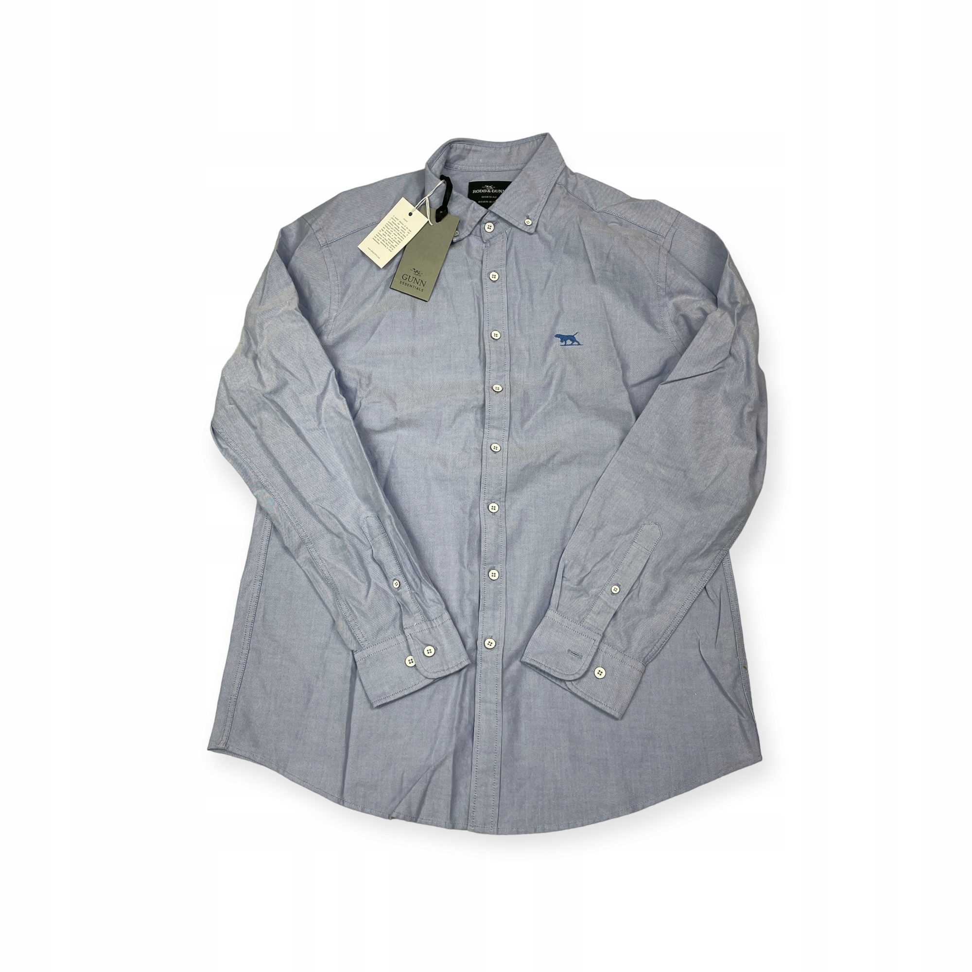 Pánská košile s dlouhým rukávem modrá Rodd &amp; Gunn XL