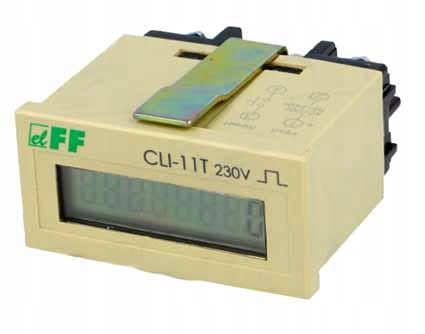 MIER-LICZCLI11T-230 Elektronické počítadlo 6 číslic, vstup: 230VAC/DC