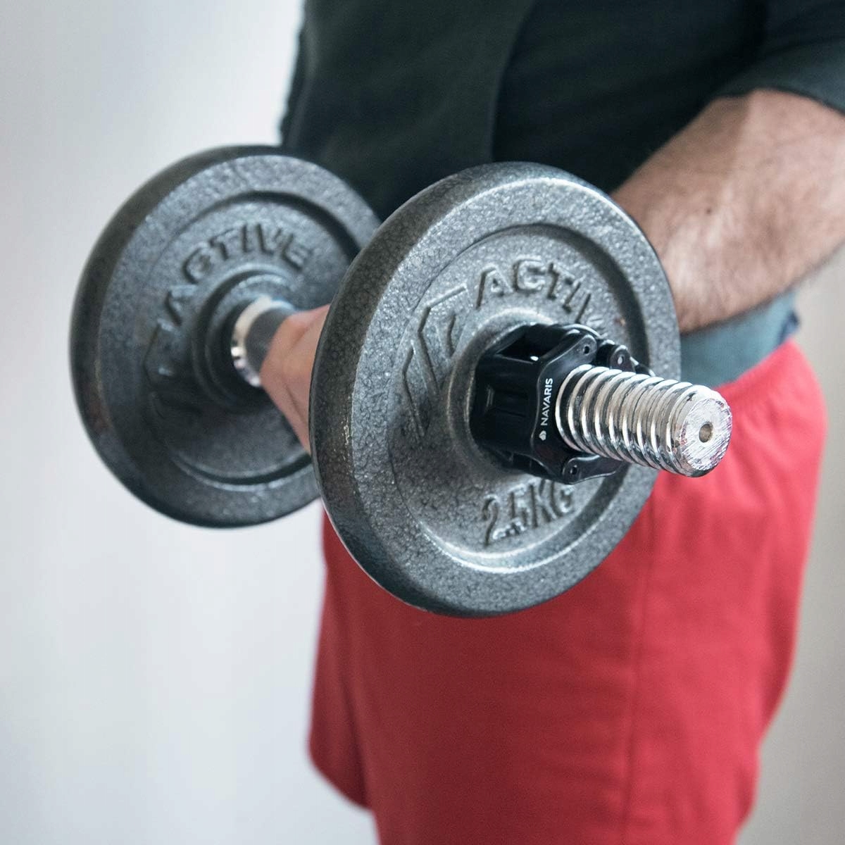 ZACISKI SZCZĘKOWE NA GRYF OLIMPIJSKI SZTANGE 2SZT Marka Navaris