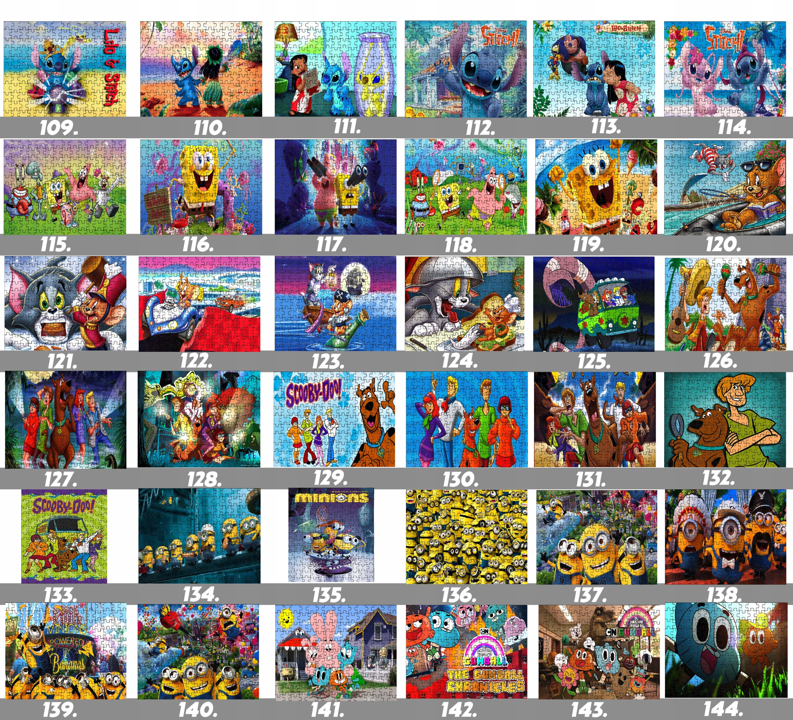 Puzzle układanka 192el: MINECRAFT +PUDEŁKO Liczba elementów 192