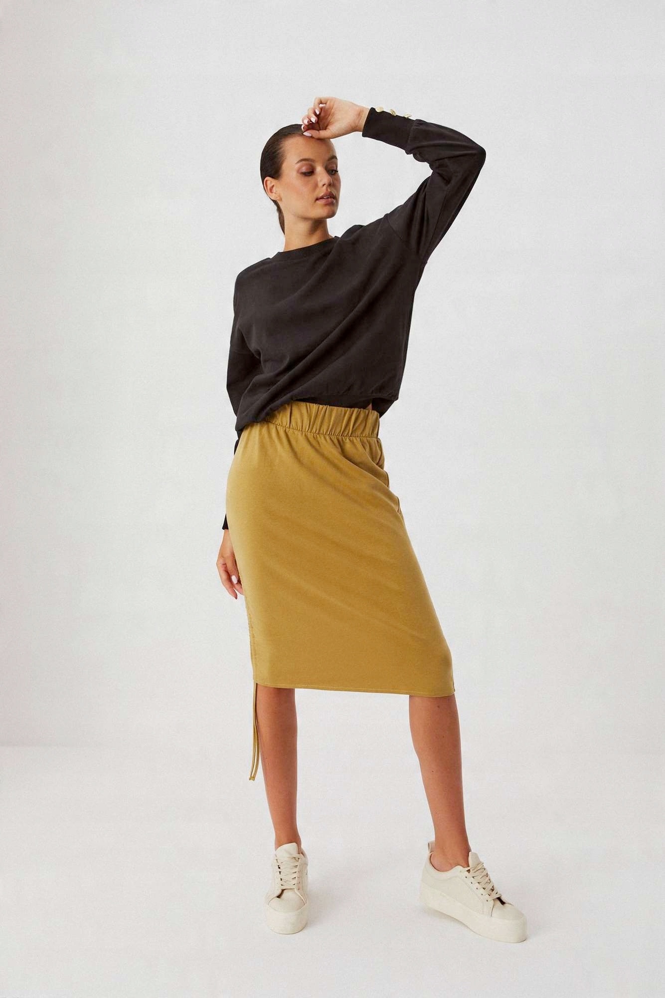 

Moodo Spódnica dzianinowa Z-SC-3600 Olive; Xs