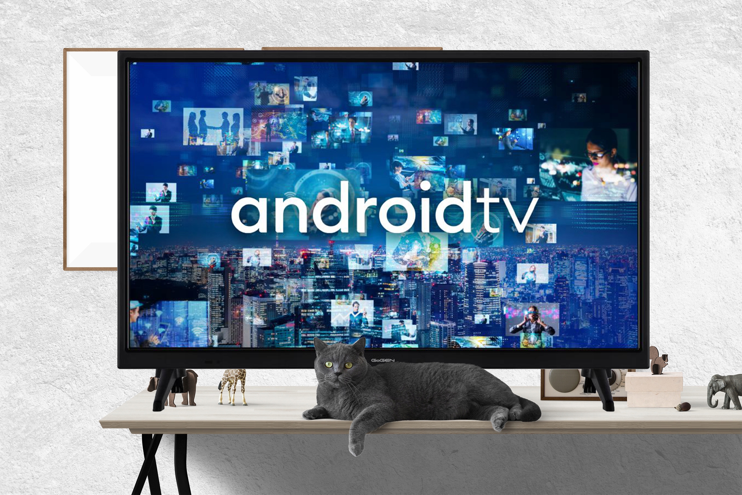 TELEWIZOR LED 24 SMART TV ANDROID NETFLIX WiFi HD Format HD HD Ready