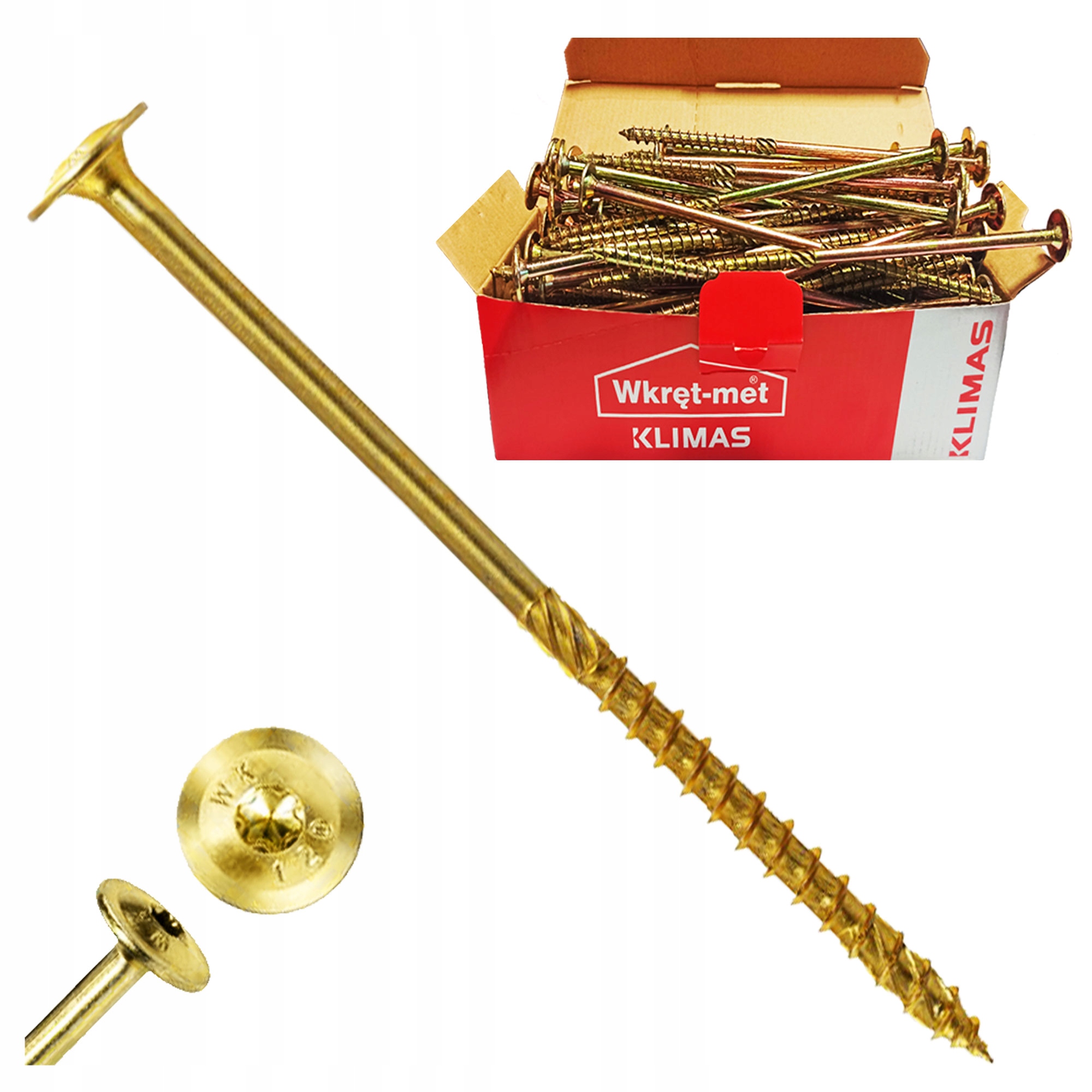 

Wkręt Torx Ciesielski Do Drewna 8,0x160 25 szt