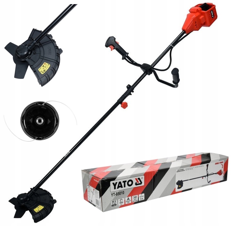 

Yato Kosa Podkaszarka Akumulatorowa 18V Tarcza 36V