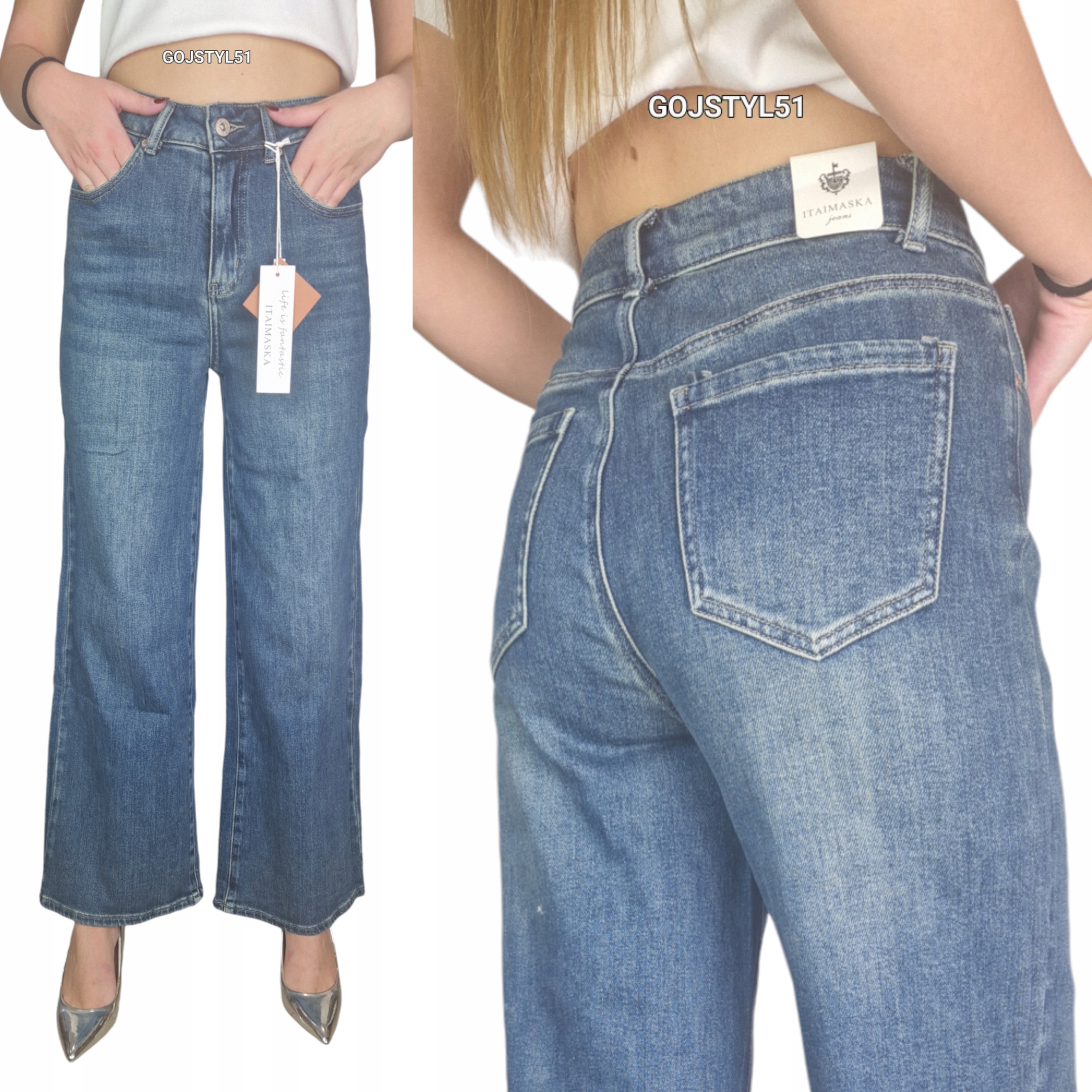 Dámské kalhoty Džíny Jednoduché Nohavice Zeštíhlující