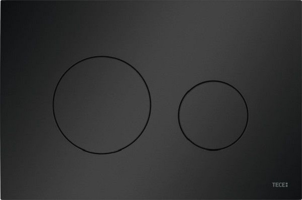 Przycisk spłukujący do WC Tece Loop czarny mat 9240925