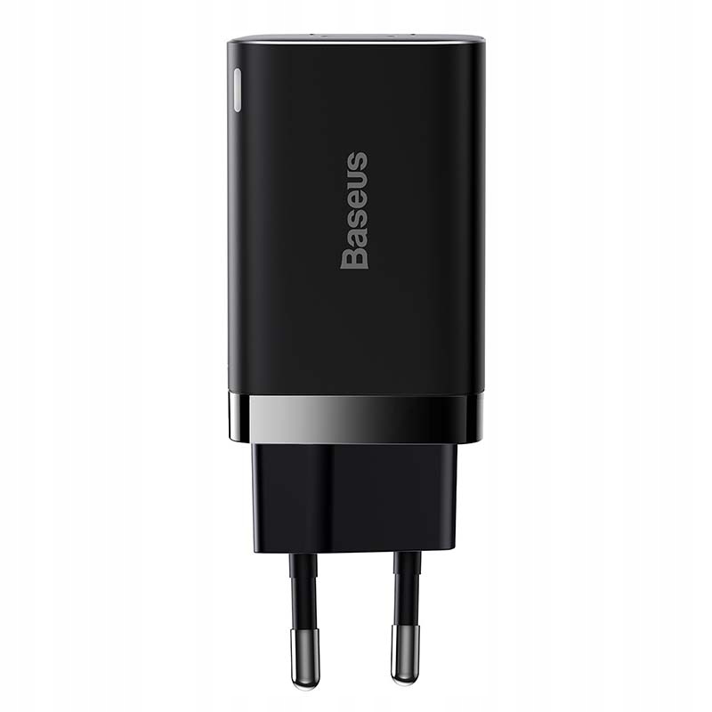ŁADOWARKA SIECIOWA 2xUSB QC PD 30W SZYBKA MOCNA USB C USB-C BLACK IPHONE 15 Kod producenta CCSUPP-E01