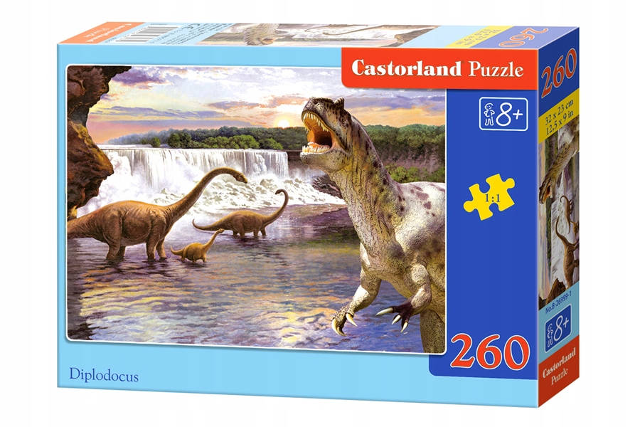 

Puzzle 260 El Dinozaury w wodzie, Castorland