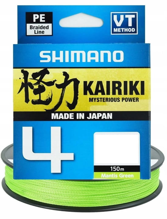 Shimano Plecionka Kariki 4 0.20mm/150m Green