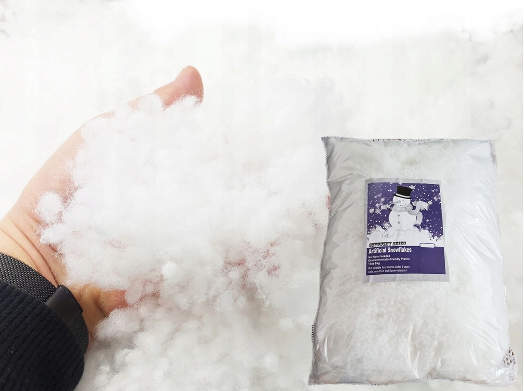 Umělý Sníh Peří 2KG 2000g Paka