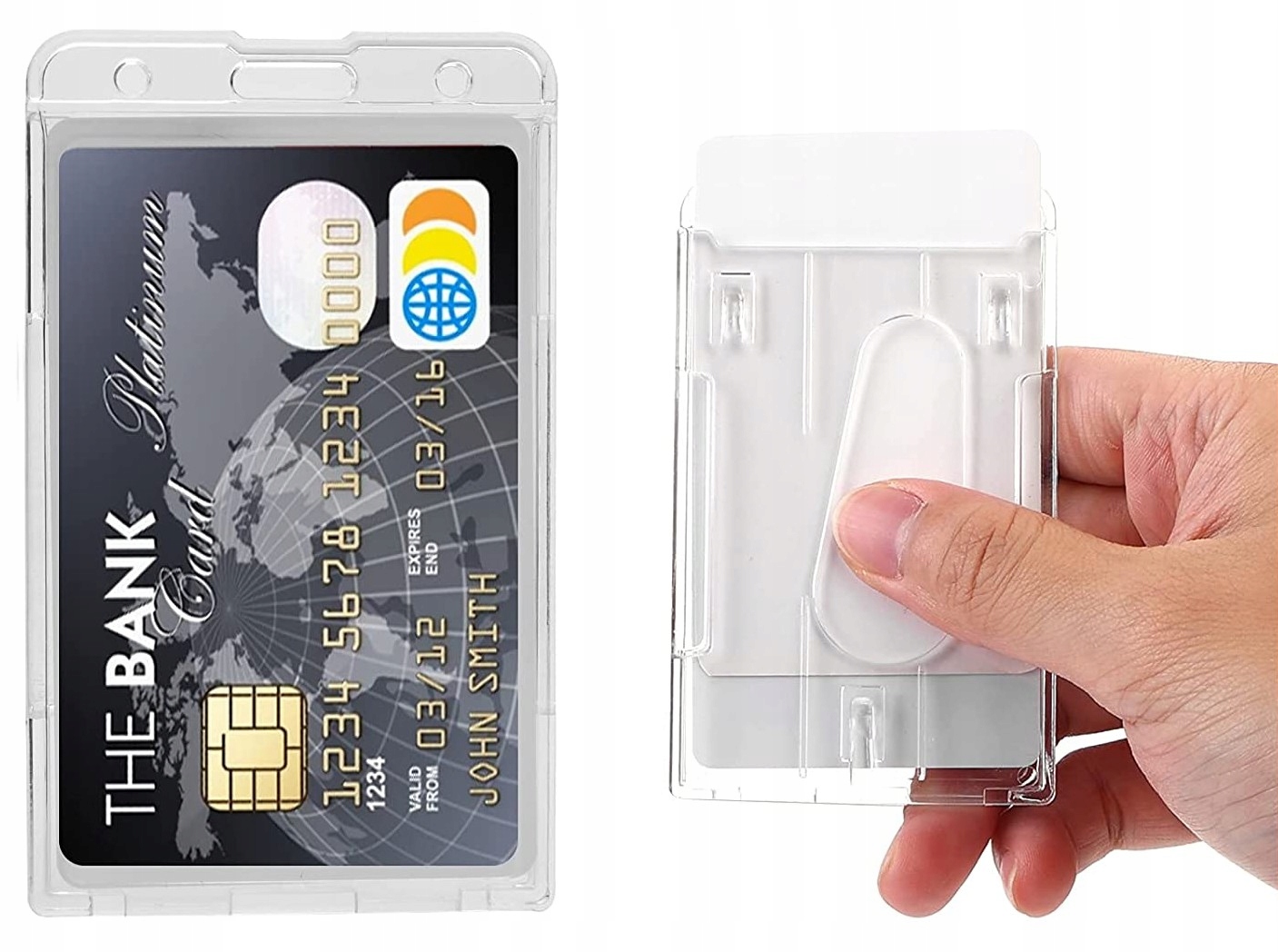 

Etui holder pokrowiec na identyfikator ID