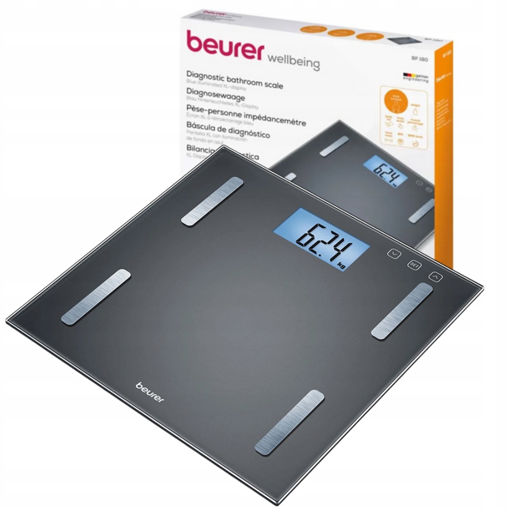 Elektronická Koupelnová Diagnostická Váha Bmi 180 Kg Beurer BF180