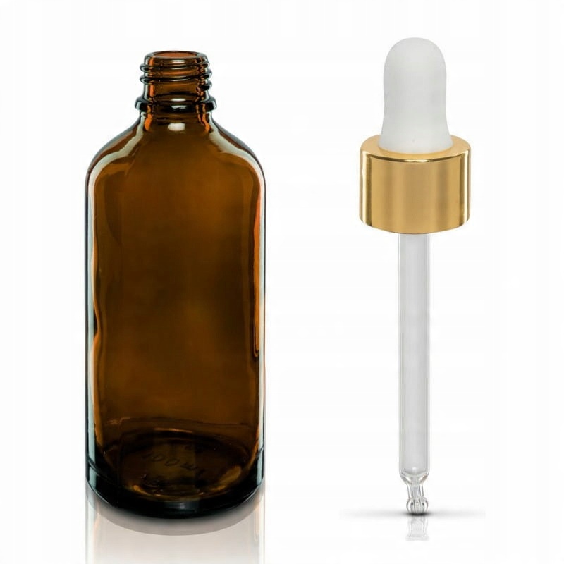 

Butelka Szklana Brązowa Z Pipetą 100 ML