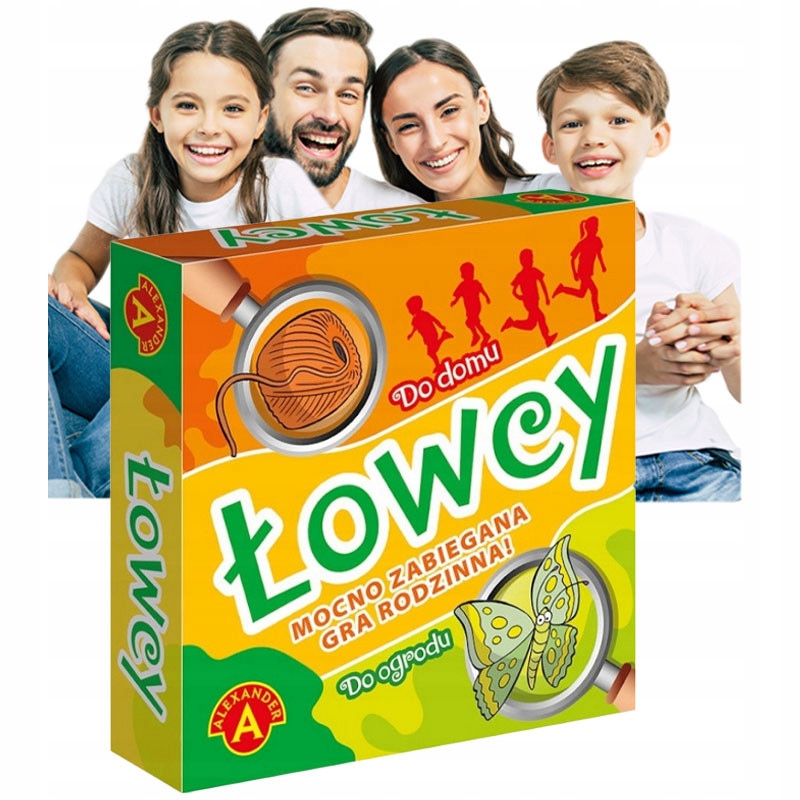Gra PLANSZOWA dla Dzieci RODZINNA Łowcy ZABAWNA