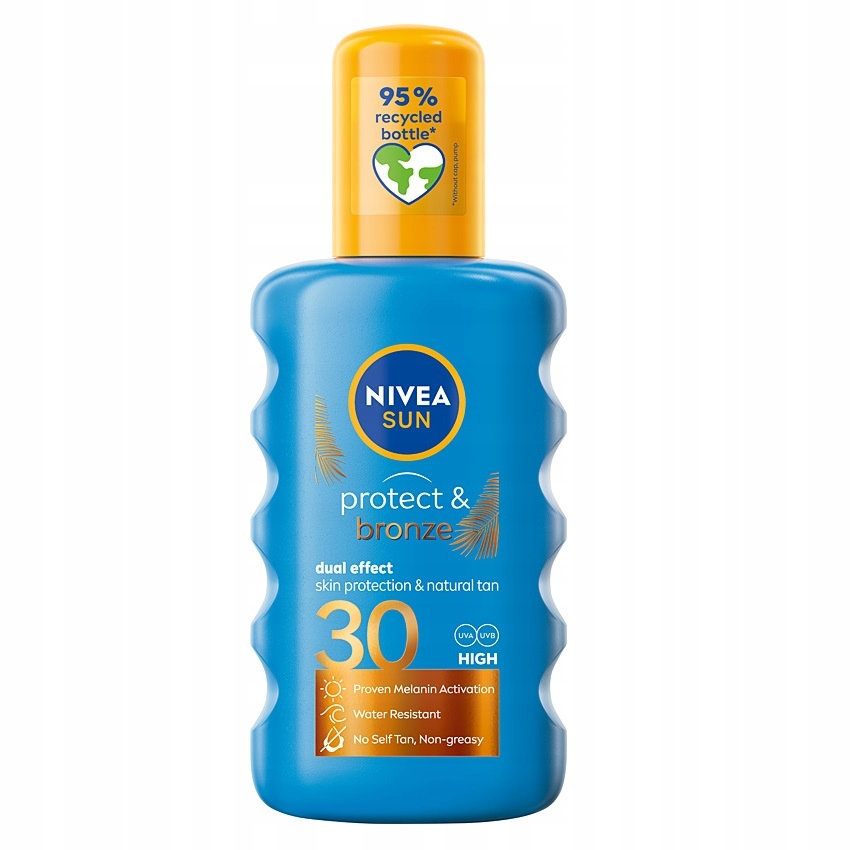 Nivea Sun Protect & Bronze Ochranný Krém Ve Spreji SPF30 200 Ml
