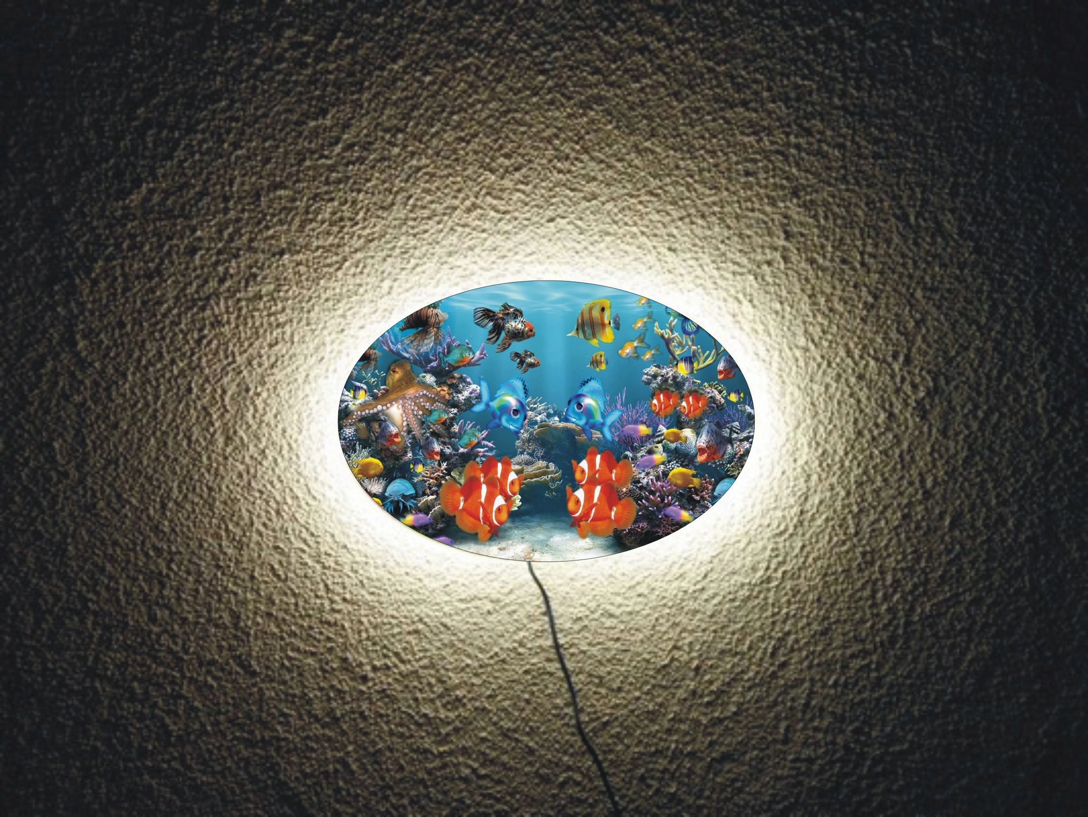 Lampka nocna RYBKI AKWARIUM ryby pilot Marka inna marka