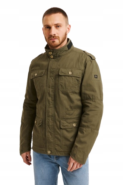 Brandit Bunda Větrovka Zelená Hladká 5XL Jgc