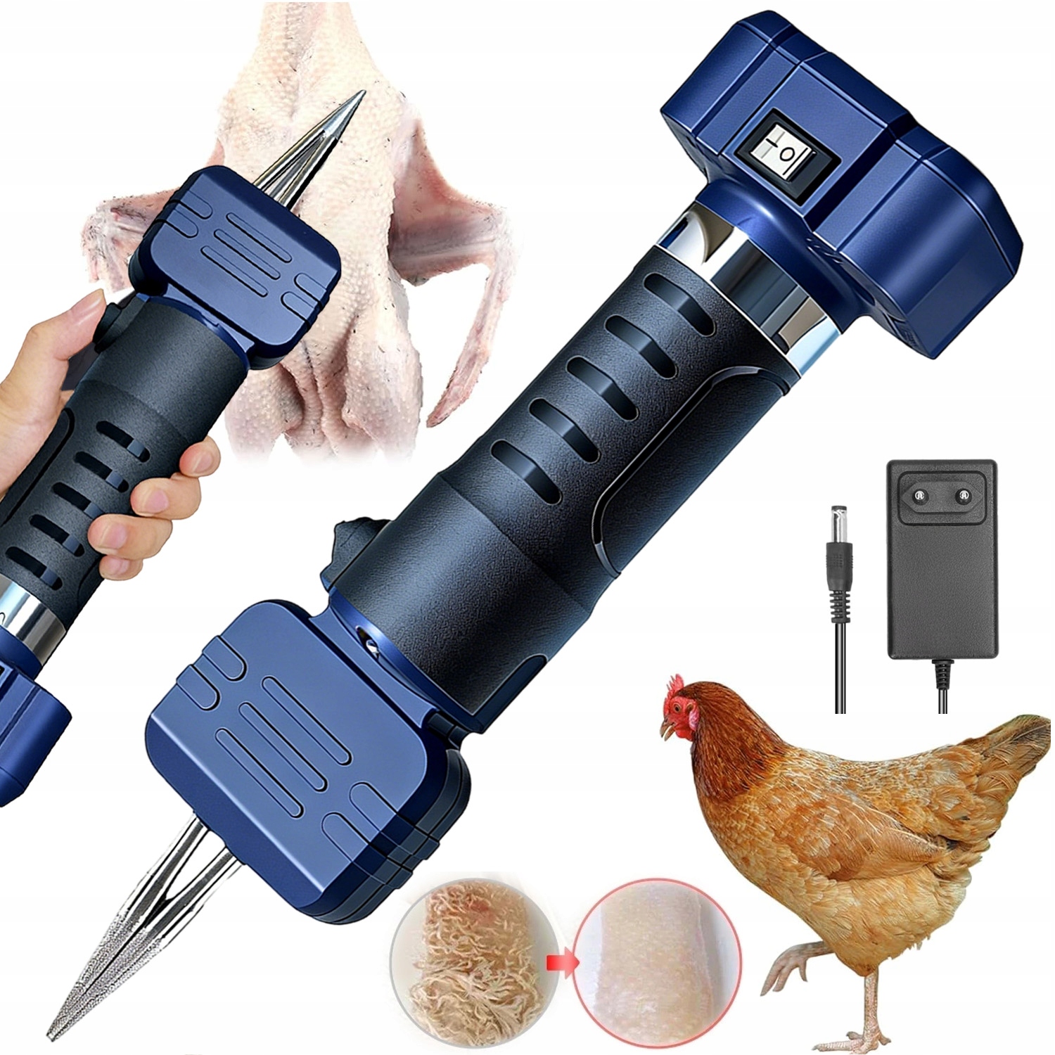 Elektrická Škubačka Na Peří Drůbeže Kuřata Peří 200 W