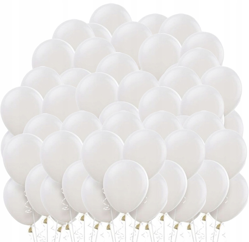 

Balony Pastelowe 11 cali Białe 100 szt