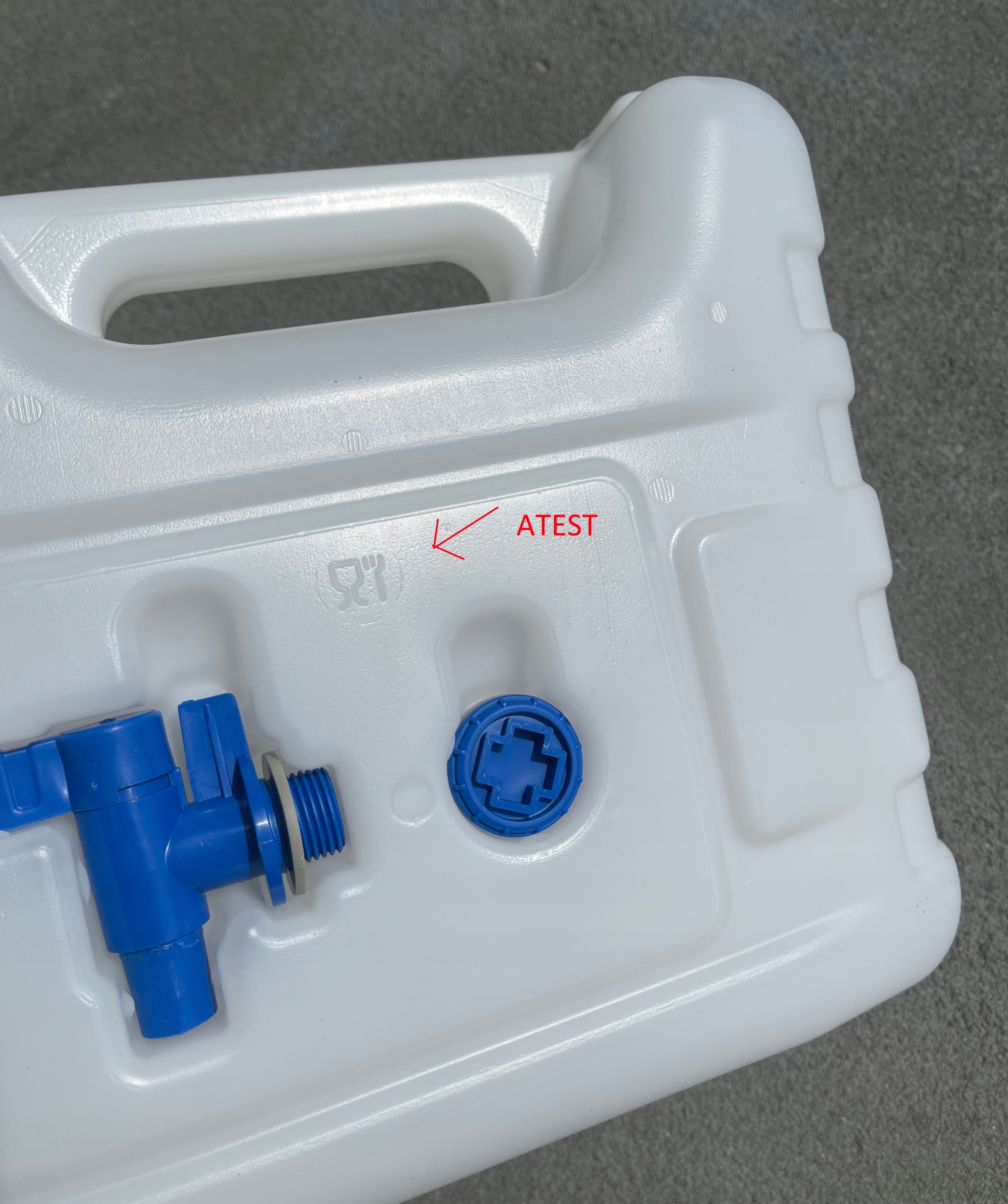 Pojemnik bańka na wodę PITNĄ ATEST 10l z kranikiem Numer katalogowy części Hico/POJ001