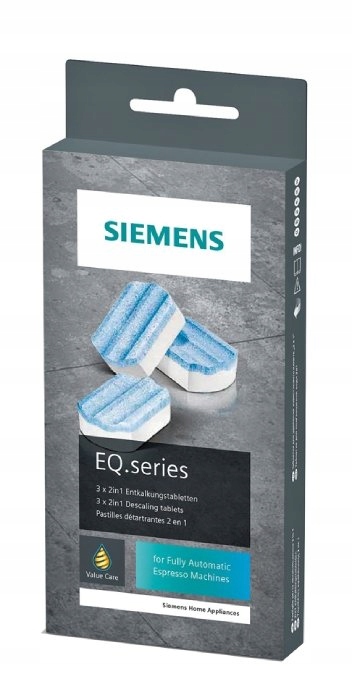 

Siemens tabletki do odkamieniania ekspresu 3szt
