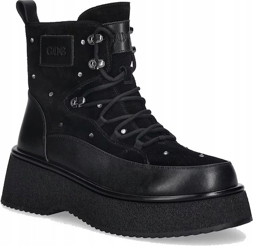 Dámské boty Goe kotníkové boty boty SS2N4140 černé 36