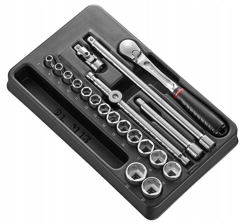 MOD.JL161-36 - MODUŁ NASADEK 3/8", 6-KĄTNYCH, 7 - 22 MM, FACOM, FV