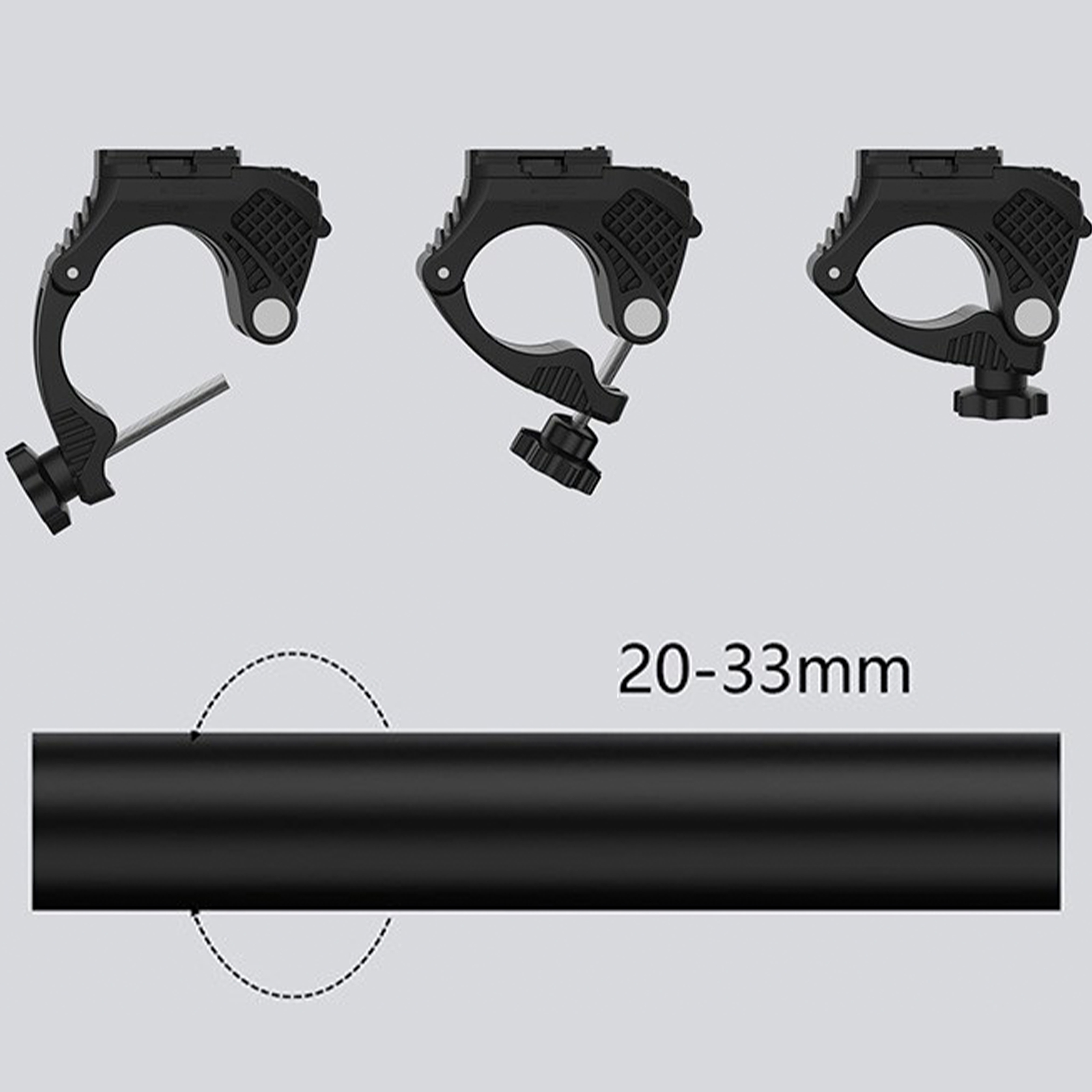 LAMPKA ROWEROWA PRZEDNIA NA KIEROWNICĘ PRZÓD AKUMULATOR 3 X LED MOCNA ROWER Czas pracy 4 h