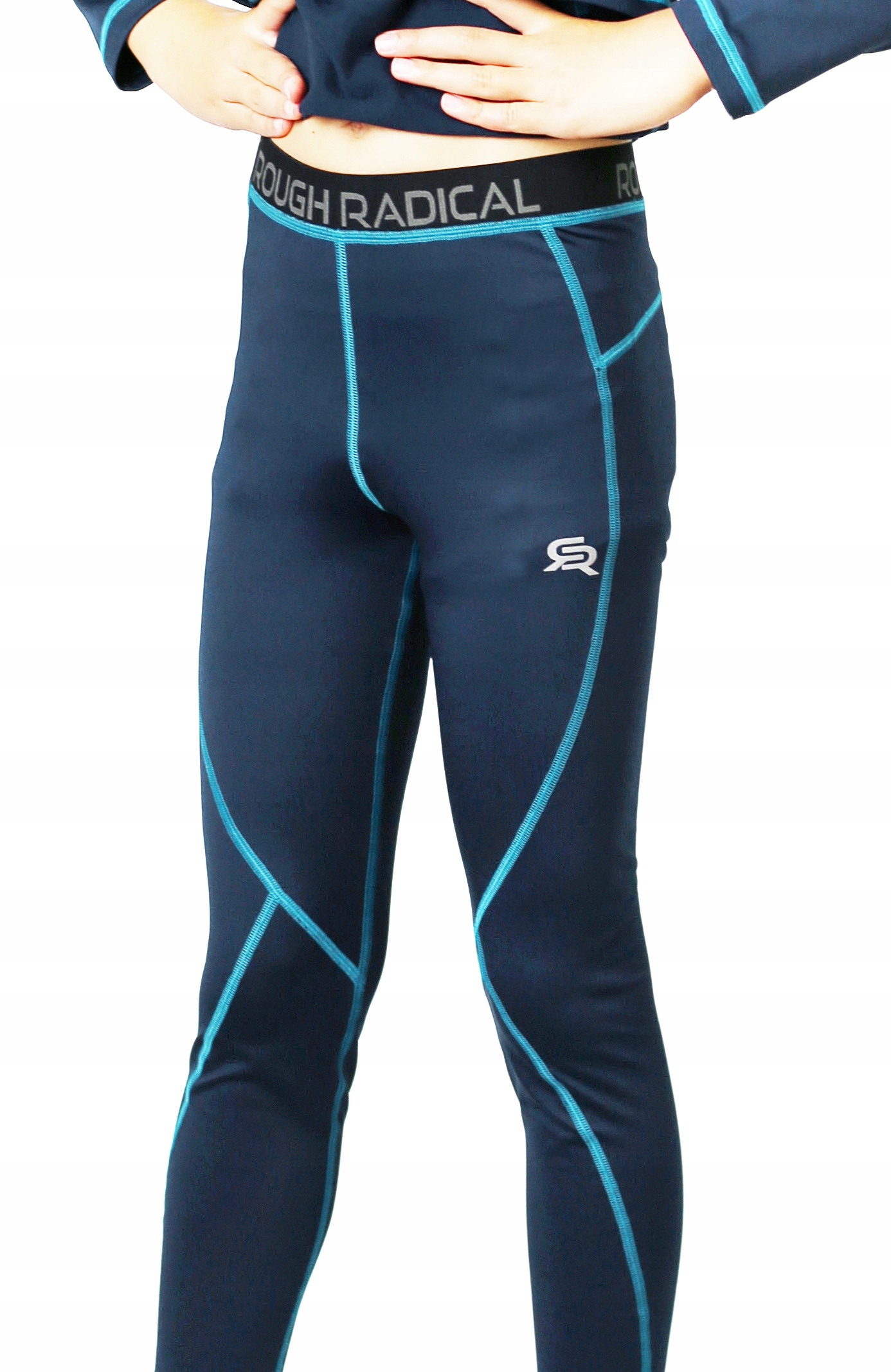 CIEPŁA BIELIZNA TERMICZNA DLA DZIECI NA ZIMĘ ROUGH RADICAL KRIS Kolor niebieski