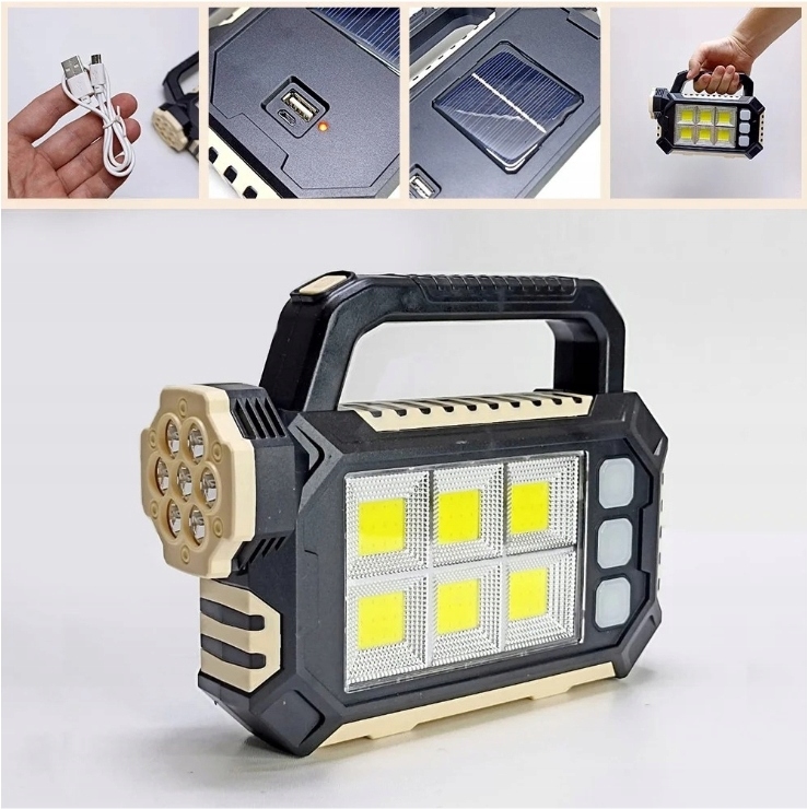 Szperacz Latarka Akumulatorowa Led Z Powerbankiem Led
