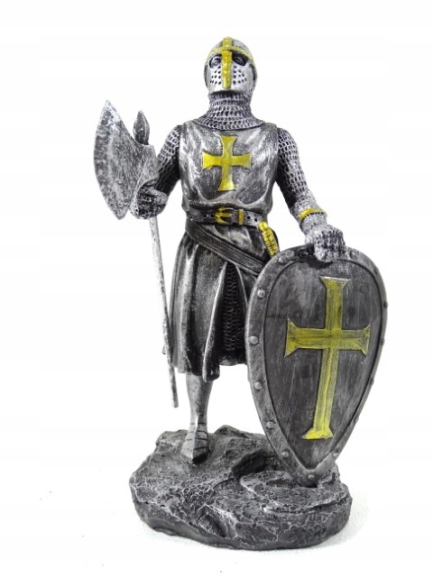 

Rycerz Krzyżowiec Figurka dla fana rycerstwa