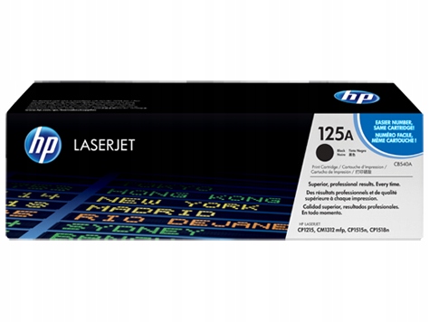 Hp Toner Cartridge Black for Clj CP1215/1515 (2200 pages) CB540A